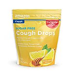 140-Count Amazon Basic Care Sugar Free Cough Drops (Honey Lemon) $3.70 w/ Subscribe &amp; Save