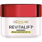 $6.87 w/ S&amp;S: L'Oréal Paris Revitalift Anti-Wrinkle and Firming Face Moisturizer, 1.7 oz