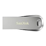 256GB SanDisk Ultra Luxe USB 3.1 Gen 1 Flash Drive $12.50