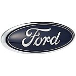 $23.96: Ford AA8Z-9942528-A Nameplate DARK BLUE, 9 x 3.5 INCHES