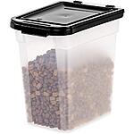 $10: IRIS USA 10 Lbs / 12.75 Qt WeatherPro Airtight Pet Food Storage Container