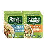 $11.21 w/ S&amp;S: 6-count 8.5-oz Seeds of Change Organic Rice &amp; Grain Blends