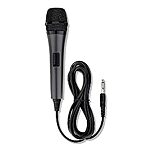 $3.17: The Singing Machine Microphone w/ 10.5' Cord &amp; 6.3mm Plug &amp; 3.5mm Adapter