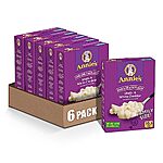 $7.85 w/ S&amp;S: Annie’s White Cheddar Shells Macaroni &amp; Cheese Dinner with Organic Pasta, 10.5 OZ (Pack of 6)