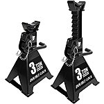 $24.40: Torin AT43005AB Steel Heavy Duty Jack Stands: Double Locking Pins, 3 Ton (6,000 lb) (2 Pack)