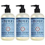 3-Pack 12.5-Oz Mrs. Meyer's Clean Day Liquid Hand Soap (Rain Water) $8.60 w/ Subscribe &amp; Save