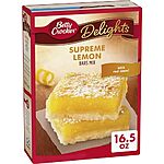 [S&amp;S] $16.51: Betty Crocker Delights Supreme Lemon Bars Mix, 16.5 oz. (Pack of 12)