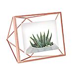 $3.26: Umbra Prisma Picture Frame, 4 x 6 Photo Display for Desk or Wall, Copper