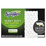 [S&amp;S] $5.29: Swiffer Sweeper Heavy Duty Dry Multi-Surface Cloth Refills, Unscented, 32 Count