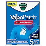 $5: Vicks VapoPatch, Wearable Mess-Free Aroma Patch, 5ct (2 pack)