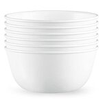 $18.60: Corelle Vitrelle 28-oz Soup/Cereal Bowls Set of 6, Winter Frost White