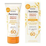 [S&amp;S] $5.54: Aveeno Protect + Hydrate Moisturizing Face Sunscreen Lotion, 2.0 ounces