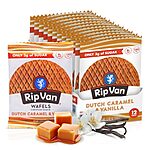 [S&amp;S] $10.49: Rip Van WAFELS Dutch Caramel &amp; Vanilla Stroopwafels, 12 Count