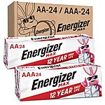 Energizer 24-Ct Max AA Batteries & 24-ct Max AAA Batteries Combo Pack $21.85 w/ Subscribe &amp; Save