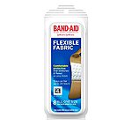 [S&amp;S] $0.69: 8-Count Band-Aid Brand Flexible Fabric Adhesive Bandages (All One Size)
