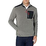 $8.30: Amazon Essentials Men's Quarter-Zip Polar Fleece Jacket (various)