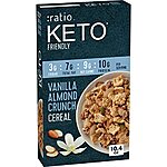 [S&amp;S] $4.24: 10.4-Oz Ratio Vanilla Almond Crunch Cereal