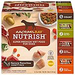 [S&amp;S] $7.91: 6-Pack 8-Oz Rachael Ray Nutrish Premium Natural Wet Dog Food, Savory Favorites Variety Pack