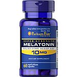 [S&amp;S] $1.76: 60-Count Puritan's Pride 10mg Melatonin Rapid Release Capsules at Amazon