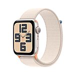 $199.99: Apple Watch SE (2nd Gen) [GPS 44mm] Starlight Aluminum Case with Starlight Sport Loop at Amazon