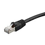 $6.98: 50-Feet Monoprice Cat6A Ethernet Patch Cable, Black at Amazon