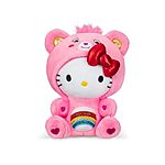 $9.97: 9&quot; Care Bears Hello Kitty Dressed As Cheer Bear Plush at Amazon