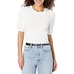 $5.30: Amazon Essentials Women's Classic-Fit Puff Short-Sleeve Crewneck T-Shirt at Amazon