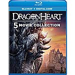 $11: Dragonheart: 5-Movie Collection (Blu-ray + Digital HD) at Amazon