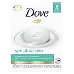 [S&amp;S] $7.69: 8-Count 3.75-Oz Dove Beauty Bar More Moisturizing Than Bar Soap at Amazon (96.1¢ / bar)