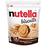 [S&amp;S] $3.14: 20-Count Nutella Biscuits Hazelnut Spread w/ Cocoa Sandwich Cookies at Amazon