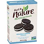 [S&amp;S] $2.79: 10.7-Oz Back to Nature Double Creme Sandwich Cookies at Amazon