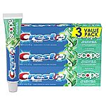 $5.97: 3-Pack 5.4-Oz Crest + Scope Complete Whitening Toothpaste (Minty Fresh) at Amazon ($1.99 each)