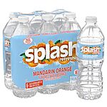 [S&amp;S] $1.86: 6-Pack 16.9-Oz Splash Blast Zero Sugar Flavored Water (Mandarin Orange) at Amazon (31¢ each)