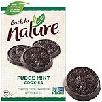 6.4oz Back to Nature Fudge Mint Cookies $2.60 w/ Subscribe &amp; Save