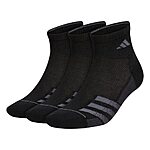3-Pack adidas Men's Climacool Superlite Quarter Socks (Black) $7