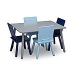 $49.59: Delta Children Kids Table and 4-Chair Set, Grey/Blue at Amazon