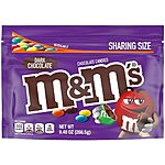 9.4-Oz M&M'S Dark Chocolate Candy (Sharing Size) 2 for $2.25