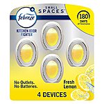 4-Count Febreze Small Spaces Air Freshener (Lemon) $6.20 w/ Subscribe &amp; Save