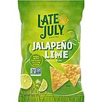 7.8-oz Late July Snacks Tortilla Chips (Jalapeno Lime) $2.75 w/ Subscribe &amp; Save