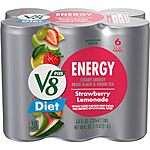 [S&amp;S] $3.63: 6-Pack 8-Oz V8 +ENERGY Energy Drink at Amazon