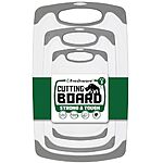 $10.82*: 3-Piece Freshware Cutting Board Set w/ Juice Grooves &amp; Easy-Grip Handles at Amazon
