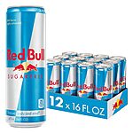 [S&amp;S] $21.34*: 12-Pack 16-Oz Red Bull Energy Drink (Original, Sugar Free) at Amazon
