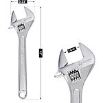 $8.83: 12″ Olympia Tools Adjustable Wrench (01-012) at Amazon