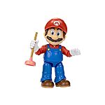 $3.21: 5&quot; Super Mario Bros. Movie Mario Action Figure with Plunger at Woot!