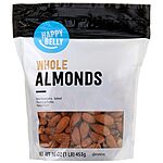 [S&amp;S] $3.44*: 16-Oz Happy Belly Whole Raw Almonds at Amazon