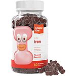 [S&amp;S] $1.11*: 60-Count Zahler Chapter One Iron Gummies w/ Vitamin C at Amazon