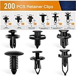 $6.55*: 200-Count GOOACC Universal Plastic Fender Rivet Auto Clips at Amazon