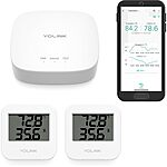 YoLink Smart Temperature / Humidity Monitor w/ 2 Sensors + Hub $38 + Free Shipping