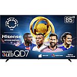 $949.99*: 85&quot; Hisense QD7 144Hz QLED Mini-LED 4K UHD Smart Fire TV at Amazon