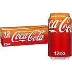 12-Pack 12-Oz Coca-Cola Soda (Orange Cream) $4.65 w/ Subscribe &amp; Save